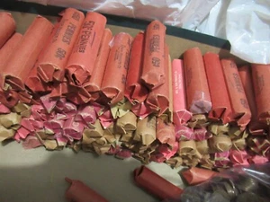 Lot von 10 Rollen ungesuchte Weizen Pennies Cents, 500 Kupfermünzen - Bild 1 von 3