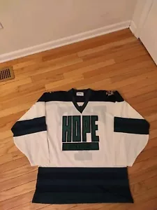 Hope College Flying Dutchmen NCAA Vintage Genus Men's Hockey Jersey Size M/L - Picture 1 of 8