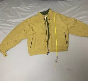 Giacca Bomber Vintage Woolrich Uomo 2XL Marrone Classico Casual Comoda - Foto 1 di 12