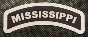 Mississippi Mini Rocker Helm Aufkleber State Helmet Sticker - Bild 1 von 1