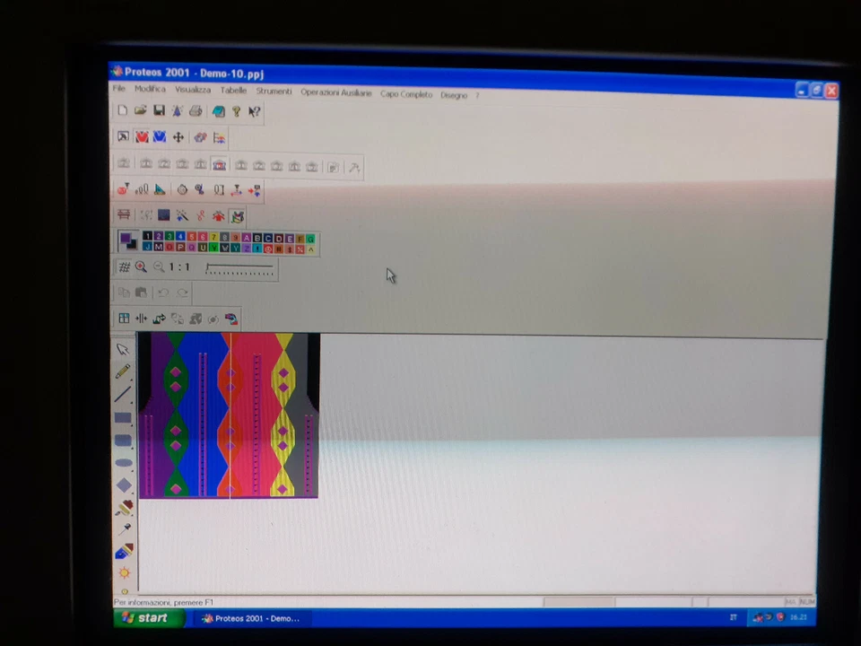 SOFTWARE PROTEOS 2001 PER MACCHINE PROTTI INSTALLATO SU PC IBM 6341 + KEY - Immagine 1 di 4