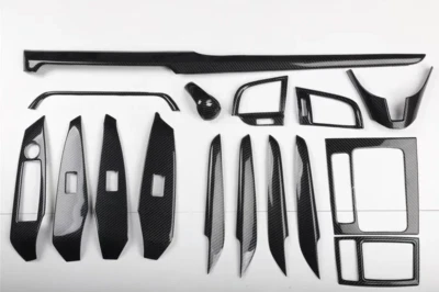 Kit de cubierta interior de auto de fibra de carbono negro de 16 piezas para Mazda 6 2017-2018 Foto 1 de 4