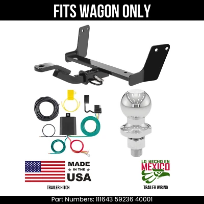 Enganche de remolque para 04-08 Audi S4 4 pines cable 178" bola ajuste carro curva 2 k 1,25" remolque Foto 1 de 4