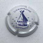 GIORIA-LATIZEAU - N° 01 - CAPSULE CHAMPAGNE - RUCHE, ABEILLES - BLEU FOND BLANC