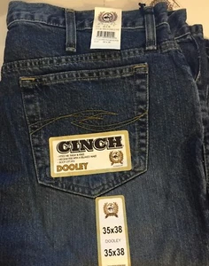 Jean Cinch Para Hombre Dooley Mediana Elevación Cintura Relajada Corte Bota, 31 X 32 Nuevo con Etiquetas Nuevo - Imagen 1 de 7