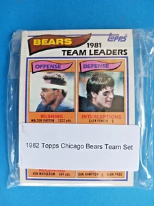 1982 Topps Chicago Bears Team Set 15 Cards NM/MT+ - Picture 1 of 11