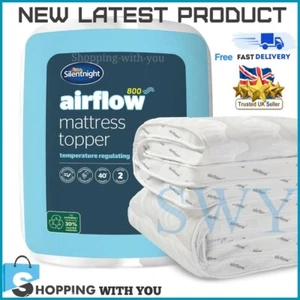 Colchón Silentnight AirFlow Luxury Super King Size 8 cm Supreme Comfort - Imagen 1 de 9