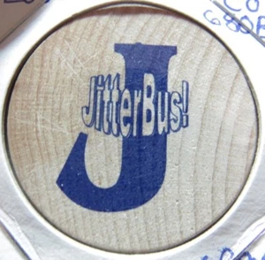 1998 Jitterbus! Loveland, CO Transit Bus Token - Colorado - Bild 1 von 2