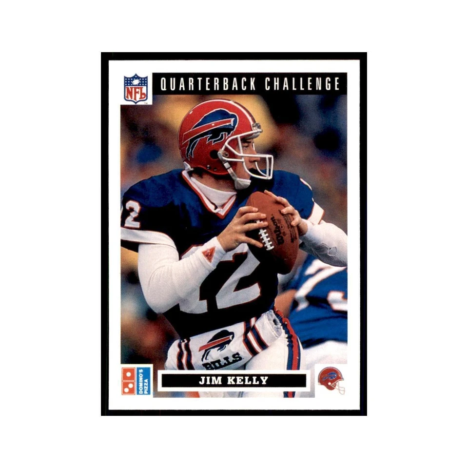 Jim Kelly 1991 Upper Deck Domino's #2 Football Cards Football Card NM - Image 1 of 3