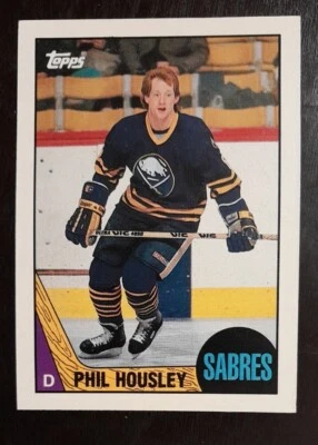 1987 Topps Phil Housley Sabers #33 Hockey Card - Image 1 of 2