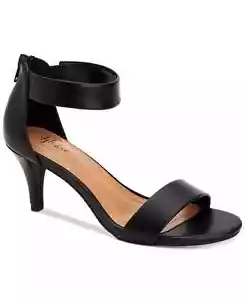 Style & Co Paycee Faux-Leather Women's T-Strap Dress Heels Sandals Size 10 NEW - Picture 1 of 6