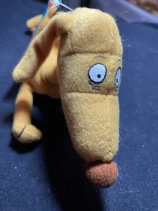 "PELUCHE VINTAGE APPLAUSE RUGRATS SPIKE DOG NUEVO CON ETIQUETAS NICKELODEON 7""" - Imagen 1 de 3