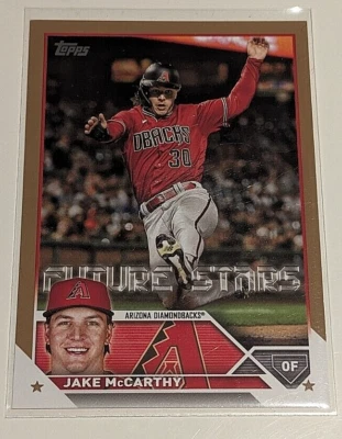 2023 Topps Series 2 - Future Stars Gold #422 Jake McCarthy /2023 - Image 1 of 2