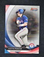 2020 Bowman's Best Base #TP-6 Justin Foscue - Texas Rangers