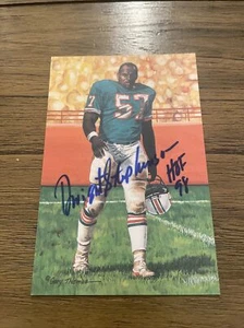 Dwight Stephenson Auto Signed 1998 Goal Line Art HOF Beckett BAS Authenticated - Picture 1 of 2