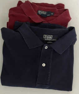 POLO RALPH LAUREN Herren Poloshirt blau/rot Gr. XL Konvolut 2  - Bild 1 von 10