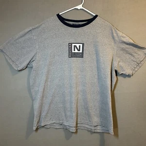 VINTAGE Nautica Short Sleeve T-shirt Grey XXL 2000s Unisex Made In USA - Picture 1 of 10