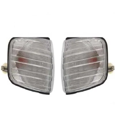 Front Turn Signal Corner Light Lamp Fit for Mercedes-Benz S Class W126 1980-1991 - Image 1 of 4