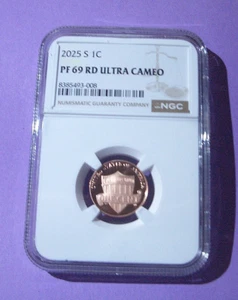 2025 S Lincoln 1C NGC PF69 RD Ultra Cameo-(IN HAND)(Last Penny To Be Made) - Picture 1 of 3