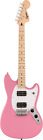 SQUIER Sonic? MUSTANG Hh, Maple Fingerboard, White Pickguard, Flash Pink