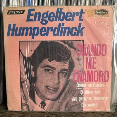 ENGELBERT HUMPERDINCK -CUANDO ME ENAMORO- 1968 MEXICAN 7” EP PS POP VOCAL - Image 1 of 4