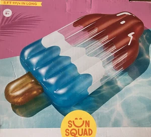 Sun Squad Giant Ice Pop Lounge Float 5'11" Popsicle Pool Summer New - Picture 1 of 4