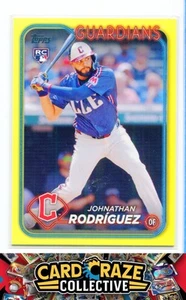 2024 Topps Update Johnathan Rodriguez #US283 Yellow RC - Excellent - Picture 1 of 2