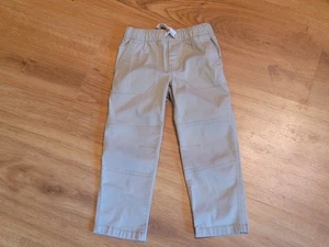 Cat & Jack Khaki Pants Elastic Waist Boys Size 4 - Picture 1 of 3
