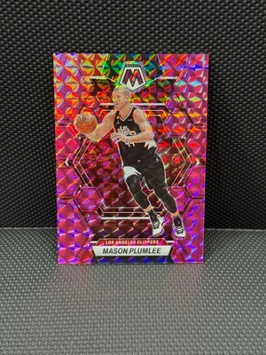 2022-23 Panini Mosaic Mason Plumlee /149  Pink Prizm #134 Clippers - Image 1 of 2