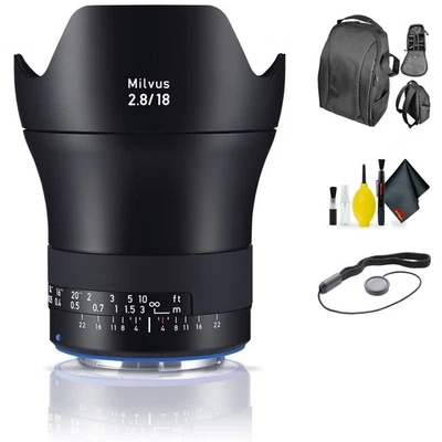 Zeiss Milvus 18mm f/2.8 ZE Lens for Canon EF + Deluxe Lens Cleaning Kit - Image 1 of 4
