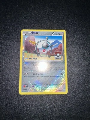 Pokémon TCG Klefki 66/119 Phantom Forces 2nd Place League Promo NM/LP - Image 1 of 2