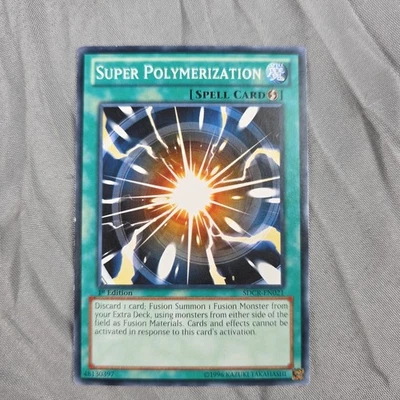 Yugioh - Super Polymerization SDCR-EN021 LP 1st ed Common - Image 1 of 2
