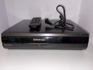 Vintage Panasonic Omnivision Videorecorder PV-4020 funktioniert. Mit Fernbedienung aber siehe Beschreibung - Bild 1 von 8