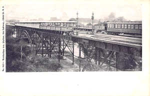 c.1905 RR Subway Station Manhattan Ave. & 126th St. Manhattan NY post card - Bild 1 von 2