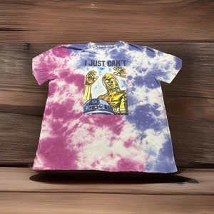 Disney Star Wars Tie-Dye C3PO "I Just Can't" T-Shirt, Sz-L Unisex - Picture 1 of 5