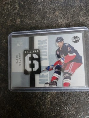 2002-03 Upper Deck Vintage Original 6 Jersey Radek Dvorak Card# OS-RD - Image 1 of 2