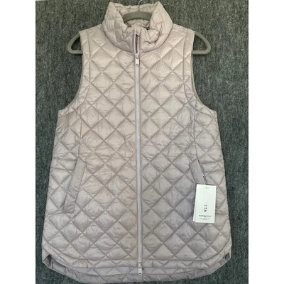 NWT Fabulous Athleta Whisper Featherless Vest Purple Lavender Sz Large Tall LT - Image 1 of 4