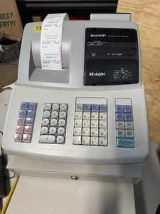 Registratore di cassa elettronico Sharp XE-A22H stampa termica come nuovo senza chiave cassetto TESTATO - Foto 1 di 3