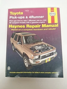 Bonitas camionetas Toyota 1979-1995 y 4runner 1984-1995 Haynes manual de reparación 92075 - Imagen 1 de 7