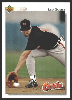 Leo Gomez #161 1992 Upper Deck Baltimore Orioles - Image 1 of 2