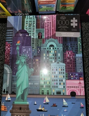 Rompecabezas Fred 1000 piezas The Little Friends Of Printmaking New York City Artist Se Foto 1 de 3