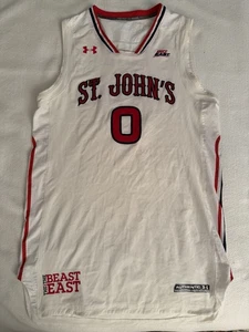 ST JOHNS PLAYER JERSEY SEDEE KEITA #0 UNDER ARMOUR RED STORM BIG EAST BASKETBALL - Picture 1 of 12