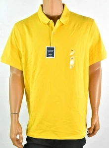 Club Room Polo Mens Polo Shirt Short Sleeve Yellow Moisture wicking, XXL - Picture 1 of 1