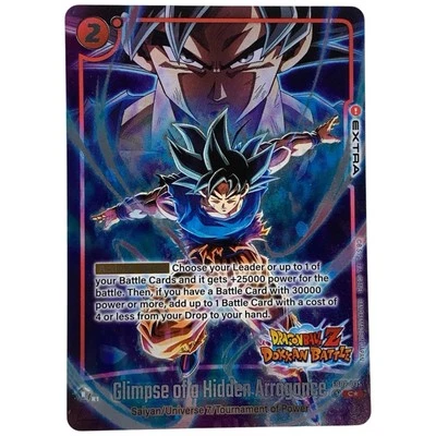 Goku Glimpse of a Hidden Arrogance FB02-035 Dragon Ball Super Dokkan Battle CCG - Image 1 of 4