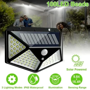 Outdoor Solar Motion Sensor Accent Lamp Light - Picture 1 of 9