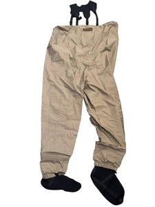 Cabelas Dry Plus Stocking Foot Chest Waders XLS Tan - Picture 1 of 8