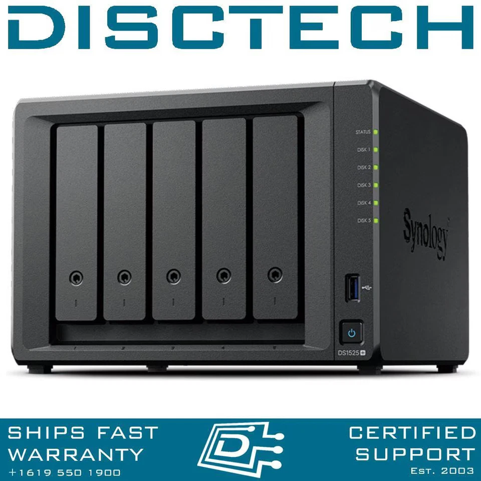 Synology 5-bay DiskStation DS1525 (Diskless)