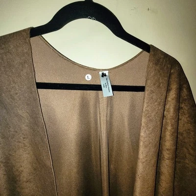 Brown Cape One Size Handmade Solid  - Imagem 1 de 4