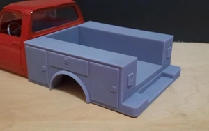 Short bed UT Body, 1:25 scale model resin print high detail. Truck NOT included - Picture 1 of 7
