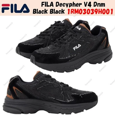 FILA Decypher V4 Dnm Negro Negro 1RM03039H001 Hombres Tamaño - Imagen 1 de 4